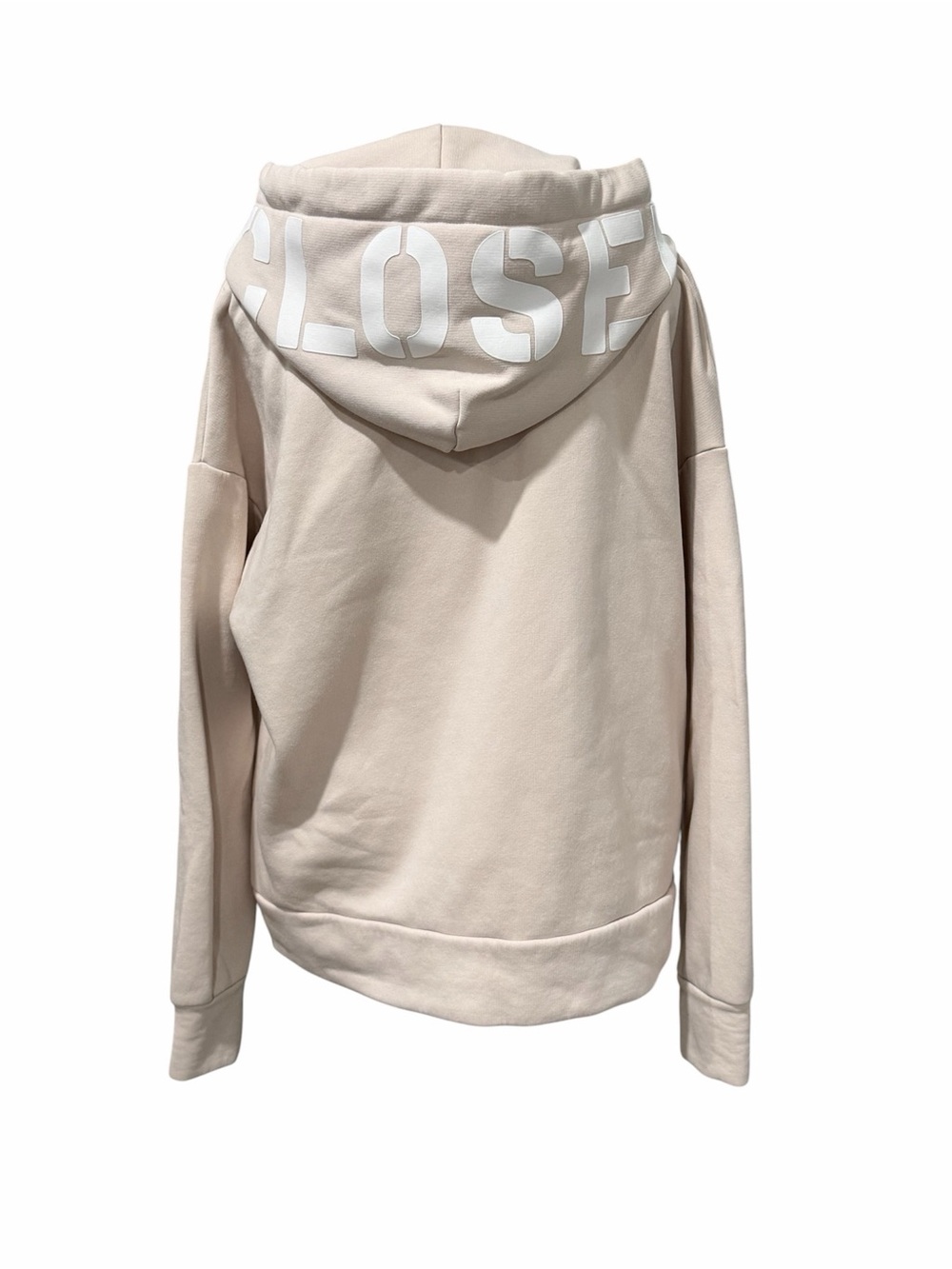 CLOSED brand  Beige Pullover Hoodie Organic Cotton Size Large